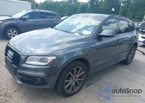 2015 Audi Q5 3.0T Premium Plus z USA, uszkodzony, nr VIN WA1DGAFP8FA122237